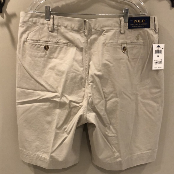 NWT Men’s Polo Ralph Lauren Khaki Shorts - Picture 2 of 4